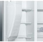 Frigorifero BOSCH SERIE 6 KAG93AIEP con capacità di 560 litri e finitura in acciaio inox, perfetto per famiglie numerose