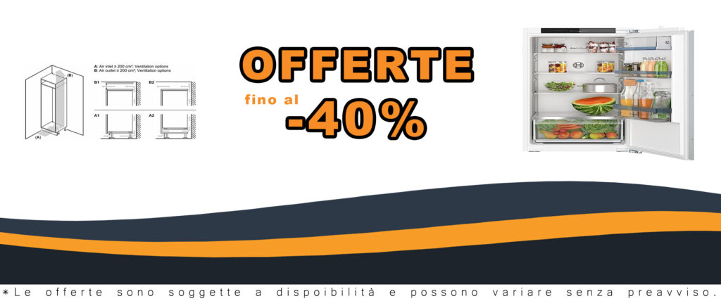 Frigorifero Bosch KIR31VFE0 da incasso, design compatto, illuminazione a LED e MultiBox XXL per frutta e verdura fresche