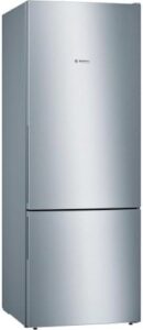 Frigorifero combinato BOSCH KGV58VLEAS con capacità di 500 litri, design elegante in acciaio inox e funzione Low Frost