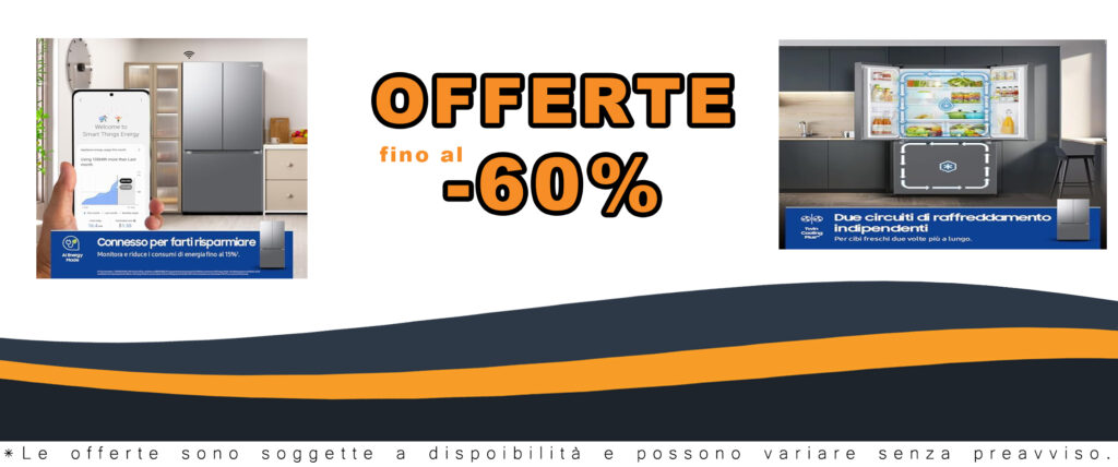Samsung Frigorifero 3 Porte AI RF50C510ES9/EF, con WiFi e tecnologia AI Energy Mode, in Metal Inox