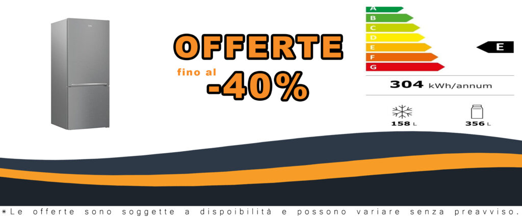 Frigorifero combinato Beko 70cm 501L Inox NoFrost BRCNE50140ZXBN con tecnologia NoFrost e design elegante