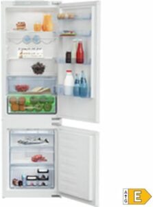Frigorifero Beko Combi Integrabile Bcha275E3S con capacità di 270 litri e classe energetica A++.