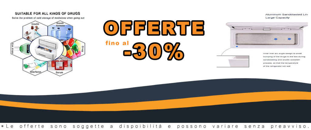 BLOHDI Mini Portatil Insulina - Frigorifero portatile con display LCD per la conservazione ottimale dei farmaci