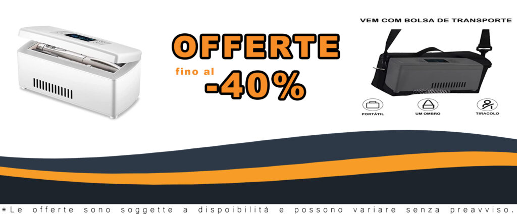 Frigo portatile per farmaci con display LED HD, ideale per conservare insulina e altri medicinali durante i viaggi