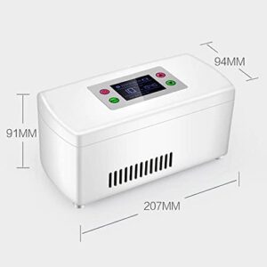 Frigorifero portatile per farmaci con display LED, ideale per conservare insulina e vaccini a temperatura controllata