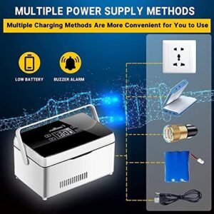 Mini frigorifero portatile per conservare farmaci e insulina a temperatura costante, ricaricabile tramite USB