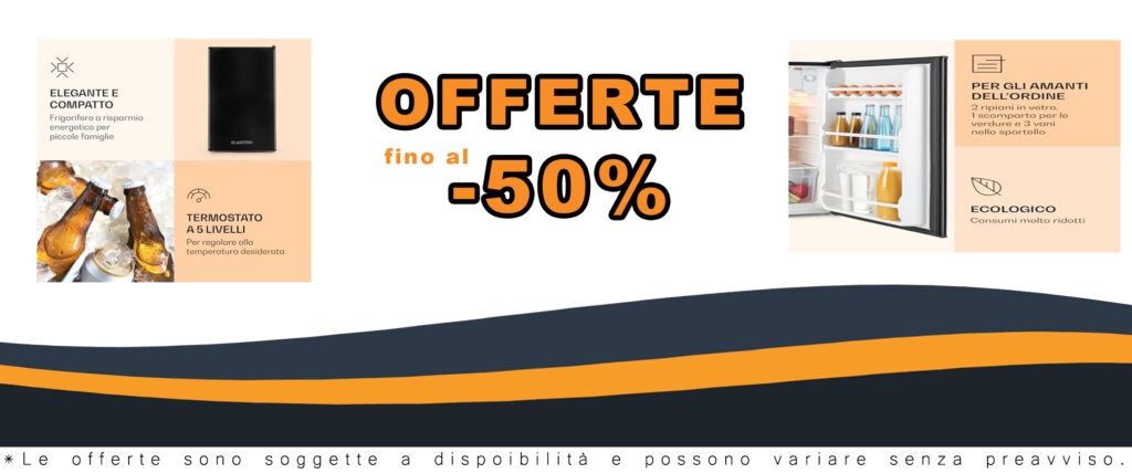 KLARSTEIN Alleinversorger - Frigorifero, Classe E, Freezer, 5 Livelli di Temperatura, 2 Ripiani in Vetro, Direzione dello Sportello Modificabile, Capacità del Frigo: 90L, Nero