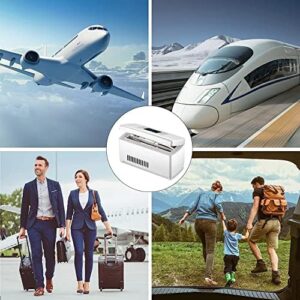 Mini frigorifero portatile per farmaci con display LCD e ricarica USB, ideale per conservare insulina durante viaggi e campeggio
