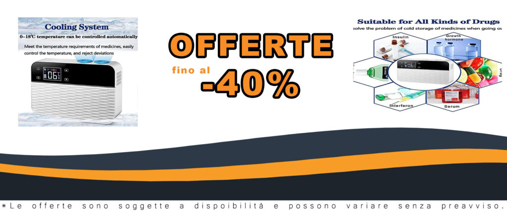 Mini frigorifero portatile per farmaci, ideale per insulina e cura della casa