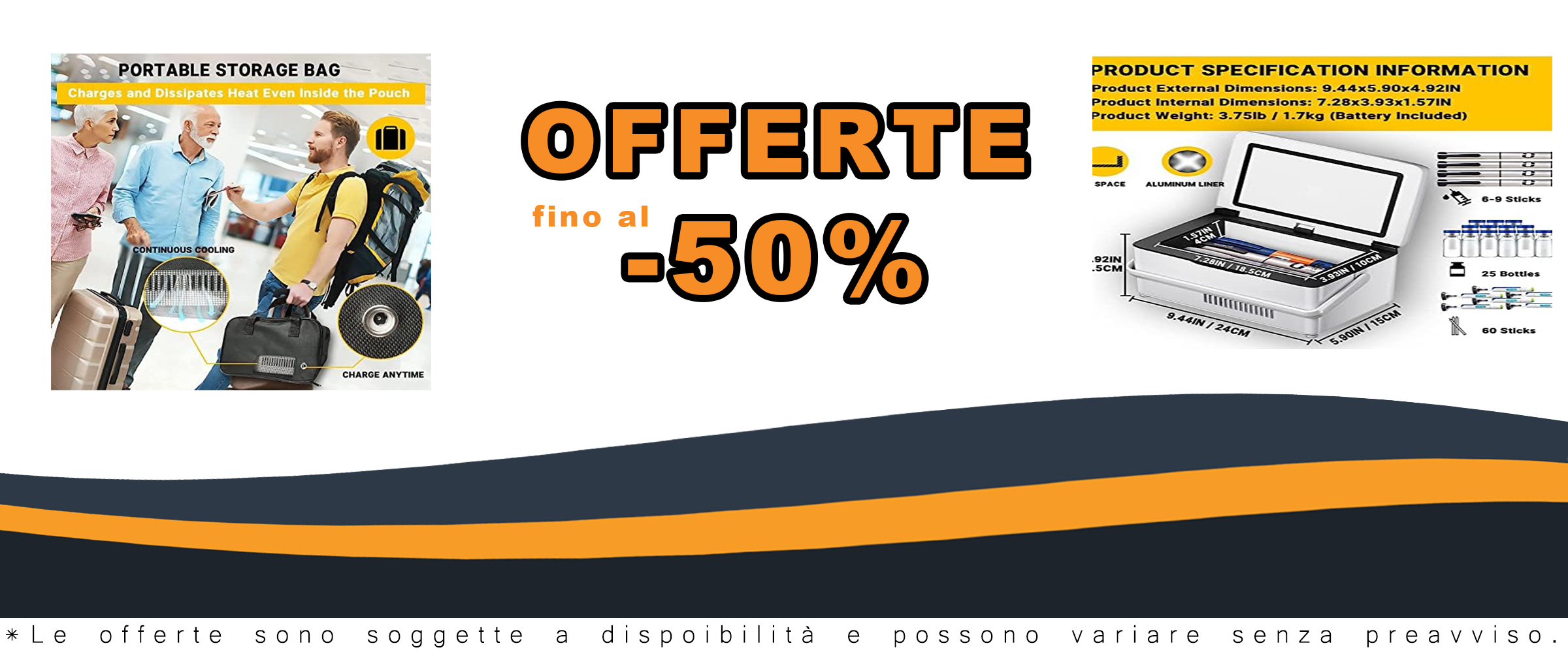 Mini frigorifero portatile per farmaci, ideale per il trasporto sicuro dell'insulina e altri farmaci sensibili alla temperatura.