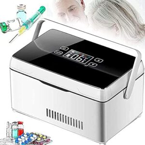 Frigorifero portatile per insulina con batteria e controllo avanzato della temperatura, perfetto per i viaggi.