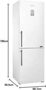 SAMSUNG RB34J3515WW Libera installazione 328L A++ Bianco frigorifero con congelatore - Frigoriferi congelatori (328 L, SN-T, 13 kg/24h, A++, Nuova zona compartimento, Bianco)