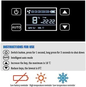 Dispositivo di raffreddamento portatile per insulina con temperatura costante 2-8°C, ideale per viaggi e forniture mediche.