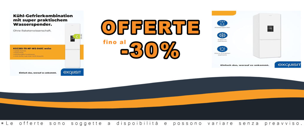 Exquisit® Frigorifero Combi, 251L, Classe C, Colore Bianco, Tecnologia No-Frost, Dispenser di acqua, Cassetto Verdolero, Ripiani in vetro, Altezza regolabile, Consumo 141 kWh/anno, Misure 180,5 x 54 x