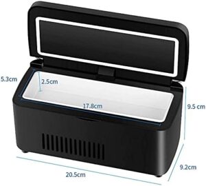 CGLYYDS Scatola frigorifera per insulina, frigo portatile con display a LED per stoccaggio sicuro di farmaci e insulina