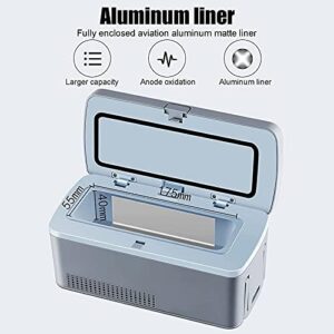 CGLYYDS Diabete Mini Frigo portatile per insulina e farmaci, ideale per viaggi