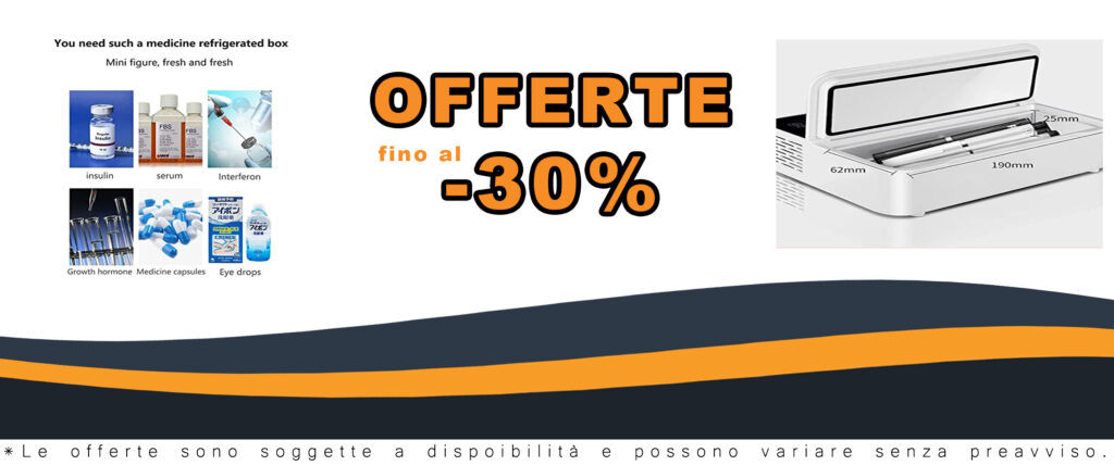 Mini frigorifero portatile CGLYYDS per insulina e medicinali, compatto e pratico da trasportare.