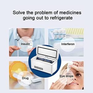 Frigorifero portatile per insulina grande capacità, compatto e facile da trasportare, ideale per la conservazione sicura dei farmaci.