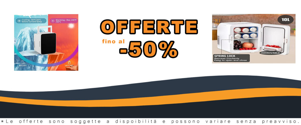 Mini frigorifero 10L 15L blu per auto, ideale per conservare cibi, bevande e cosmetici