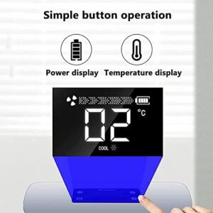 Mini frigorifero portatile per farmaci con display LCD, temperatura regolabile tra 2-8°C, ideale per la conservazione di insulina e altri medicinali sensibili.