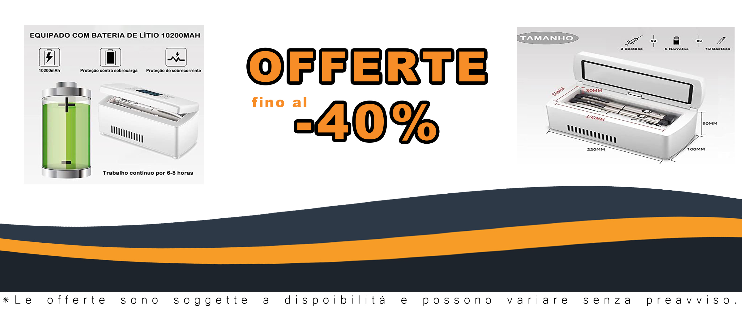 Mini frigorifero portatile per farmaci con display LCD e controllo intelligente della temperatura, ideale per viaggi e campeggio