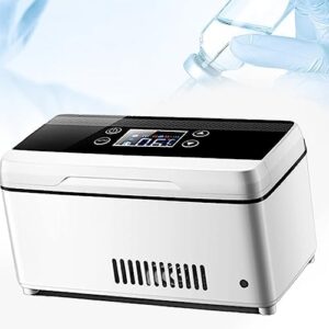 SKIHOT Dispositivo di Raffreddamento per Insulina, frigorifero portatile per farmaci con sistema di allarme e rilevamento temperatura in tempo reale