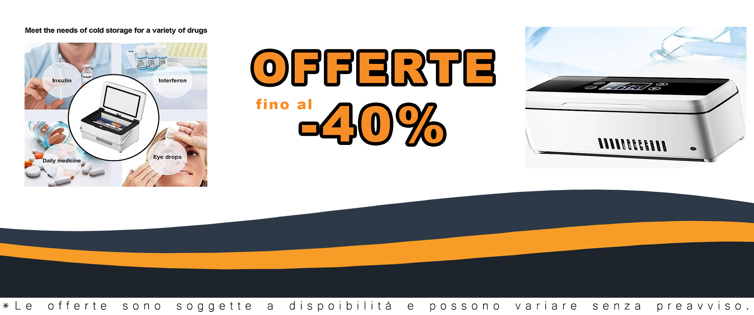 SKIHOT Dispositivo di Raffreddamento per Insulina, frigorifero portatile per farmaci con sistema di allarme e rilevamento temperatura in tempo reale
