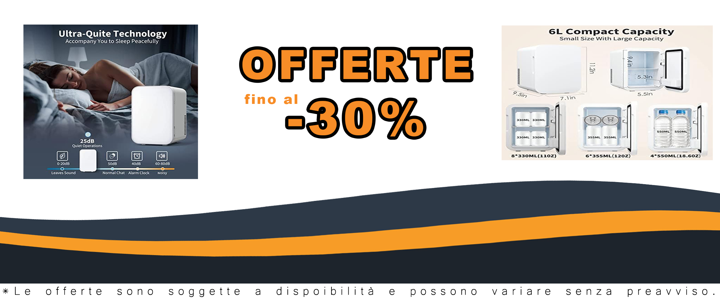 Mini frigorifero portatile compatto e silenzioso, ideale per auto, camion, cucina, picnic e campeggio