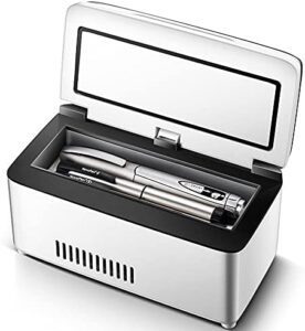 ZWJABYY Portatile Insulin Cooler Auto Cooler Box con display LED per la conservazione di medicine durante i viaggi