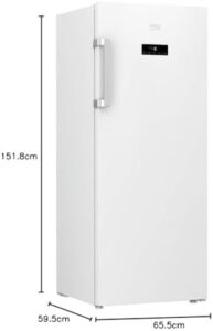 Beko RFNE270E33WN freezer Freestanding Upright White 214 L