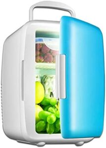 HHXX Frigorifero Piccolo Portatile da Camera, Mini frigo Bar, per Alimenti, Bevande, Cosmetici, Insulina, Viaggi e Picnic