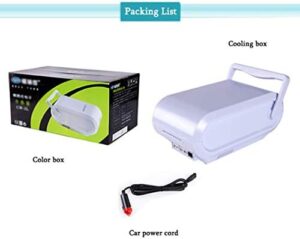 HHXX Frigorifero Piccolo Portatile da Camera, mini frigo ideale per alimenti, bevande, cosmetici e insulina
