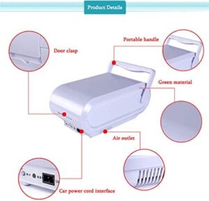 HHXX Frigorifero Piccolo Portatile da Camera, mini frigo ideale per alimenti, bevande, cosmetici e insulina