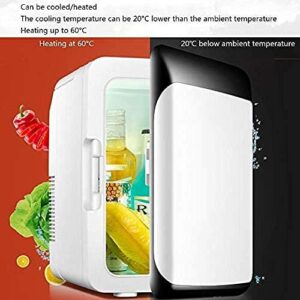 ZLM Mini frigo per Auto, frigorifero portatile nero adatto per auto, camera da letto e ufficio