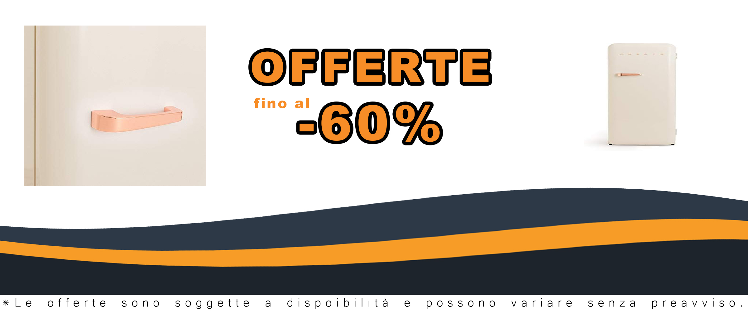 CREATE - RETRO FRIDGE 150 ROSE GOLD/Frigorifero beige maniglia oro rosato/Con congelatore, 150 cm