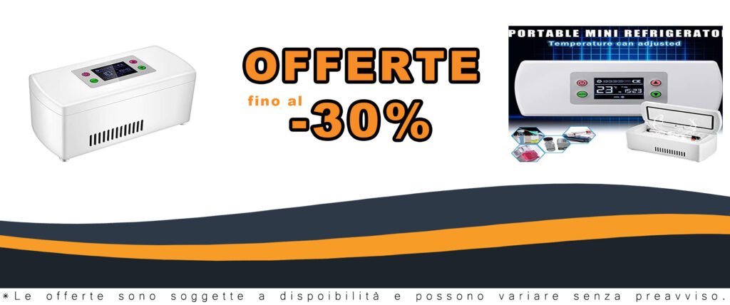 Mini Frigorifero per Auto Insulina Refrigerata con Display a LED e Temperatura Regolabile