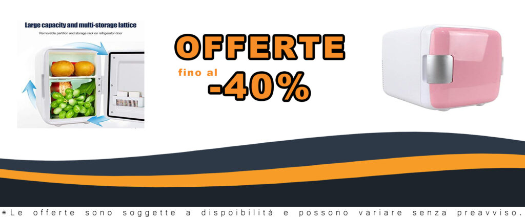 Frigorifero per auto Guajave, mini frigorifero portatile compatto 4L, ideale per viaggi e uso domestico