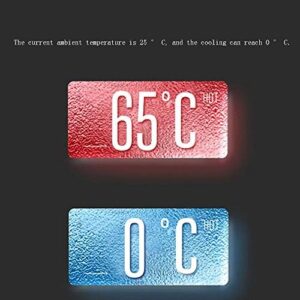 Xyanzi Mini Frigorifero Warmer compatto da 4 litri, ideale per auto e dormitori, con funzione di riscaldamento e raffreddamento