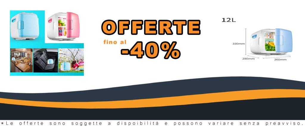 Mini Frigo Frigorifero per Auto, compatto e versatile, ideale per viaggi e uso domestico