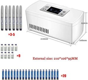 YNITJH Frigo Portatile Mini Insulina per Conservare Medicinali e Insulina in Viaggio