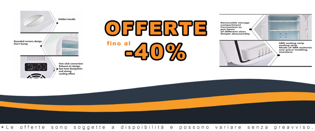 8L Mini Frigo Portatile Reefer Elettrico per auto, campeggio e viaggi, ideale per bevande, cibo e trucco