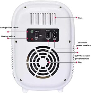 Mini frigo portatile 5L, ideale per bevande, alimenti e cosmetici, utilizzabile in auto e casa