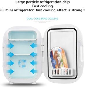 Mini frigo portatile da 5L per bevande, alimenti e prodotti cosmetici, ideale per casa, auto e bar