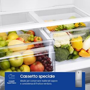 Samsung Frigorifero Combinato RL435ERBAS8/EF, Libera installazione, No Frost, SpaceMax, 462L, 70l x 185h x 69p cm