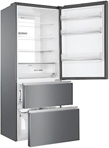 Haier HTOPMNE7193, Frigorifero con congelatore a cassetti, 70 cm, Libera Installazione