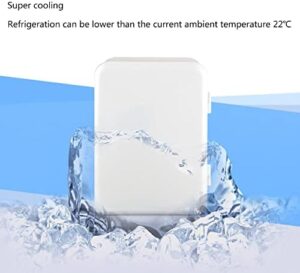 4L Mini Frigo per la Cura della Pelle, ideale per cosmetici, bevande e viaggi, compatibile con alimentazione AC e DC