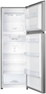 Hisense RT422N4ACE - Frigorifero a due porte, Calss E, Capacità 325 L netto, altezza 170 cm, Multi Air Flow, cassetto frutta e verdura, porte reversibili, inverter, no gelo, silenzioso 40 dBA, colore