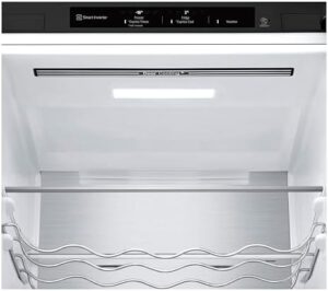 LG GBV7280AEV Frigorifero Combinato Total No Frost, 387L, Classe A, Metal Fresh, Door Cooling, Linear Cooling, Cassetti Fresh Balancer e Fresh Converter Converter, Essence Black Steel