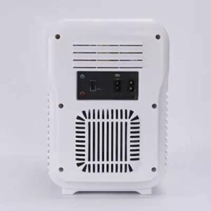 Mini frigorifero AQQWWER con funzione di raffreddamento e riscaldamento, perfetto per dormitori, auto e uso domestico.