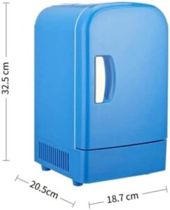 SZAJOR Mini Frigorifero Elettrico da 4 Litri, compatto e portatile, ideale per viaggi e auto  